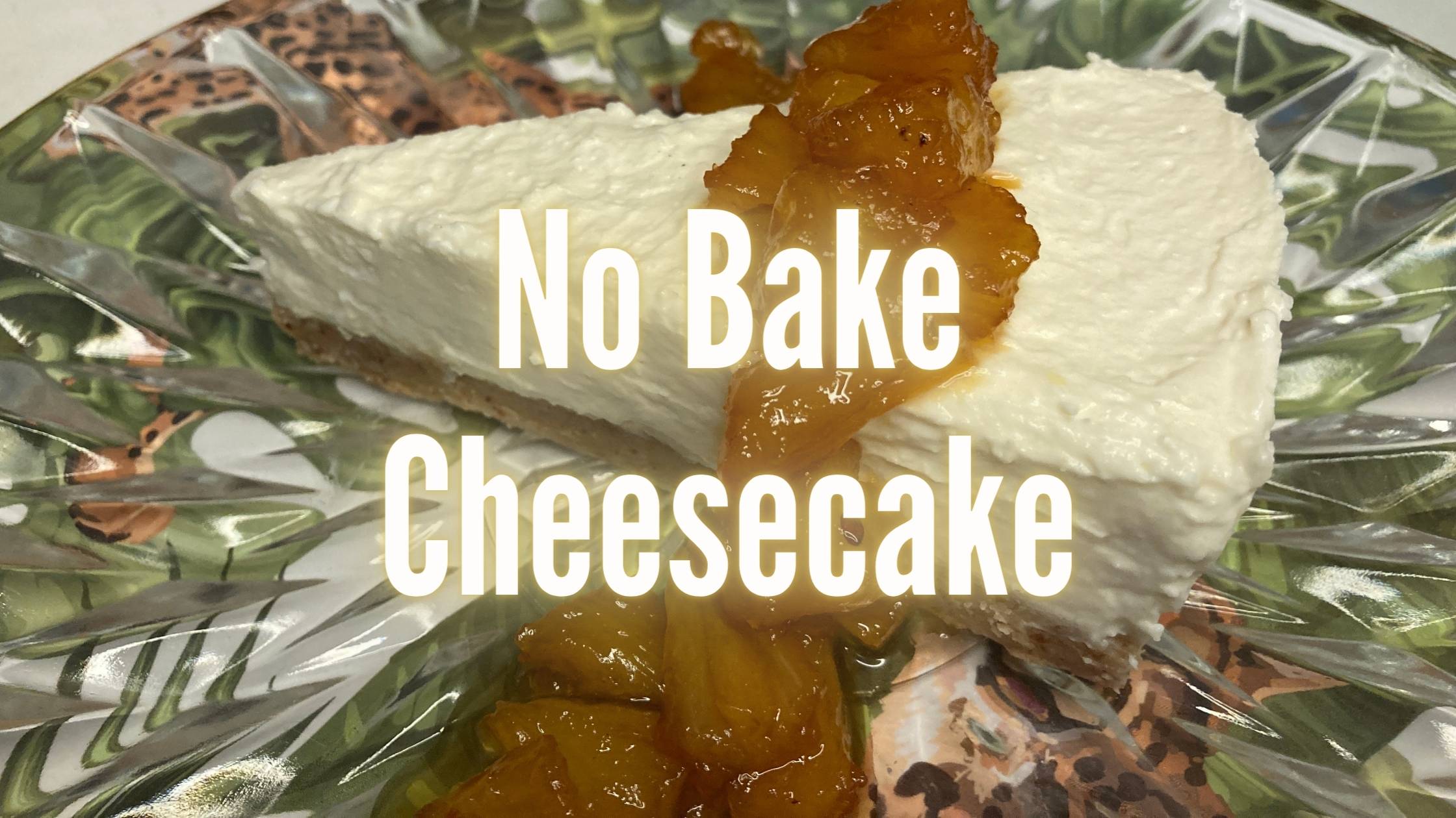 Karibischer No Bake Cheesecake